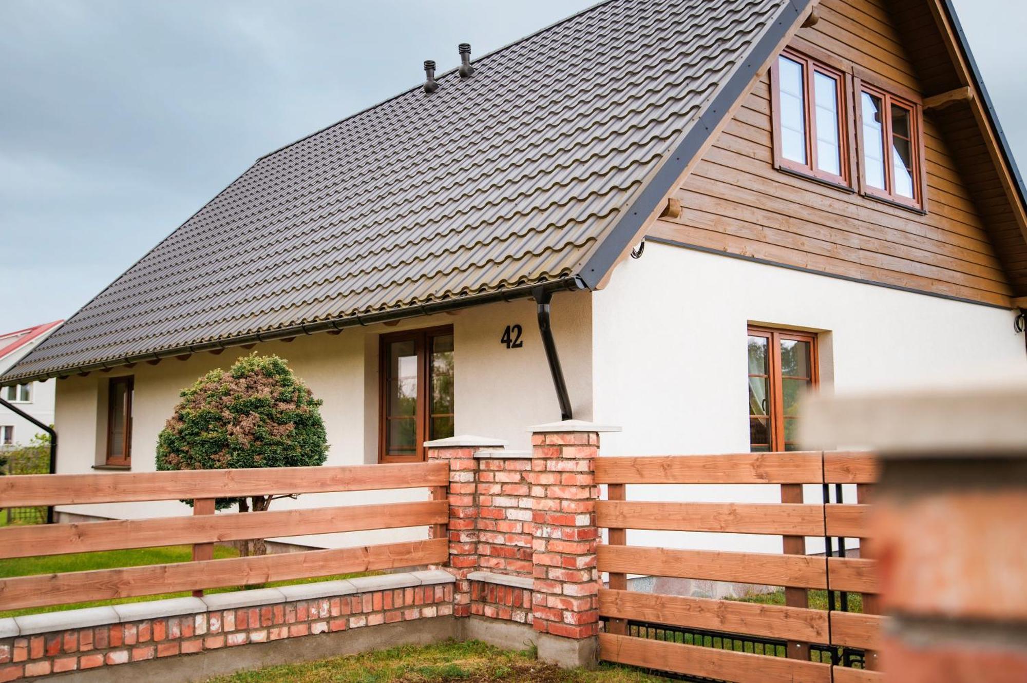 Domek Caloroczny Na Kaszubach Blizniak Lipusz Esterno foto